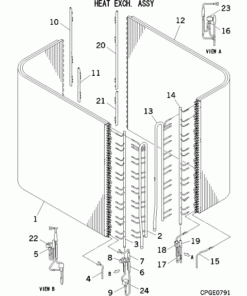 FDC560KXRE6/D HEAT EXCH. ASSY