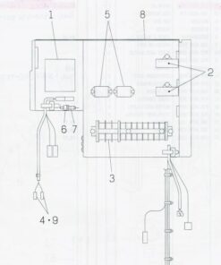 FDC608HES CONTROL AND PARTS SET