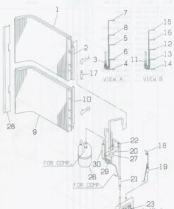 FDC608HES HEAT EXCH. ASSY