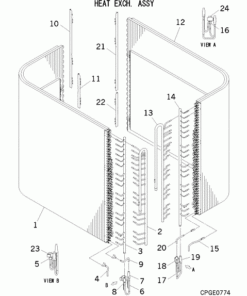 FDC615KXE6/D HEAT EXCH. ASSY