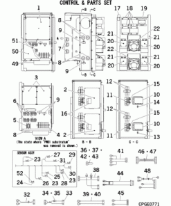 FDC615KXE6/L CONTROL AND PARTS SET