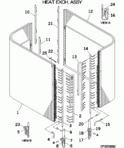 FDC615KXE6/L HEAT EXCH. ASSY