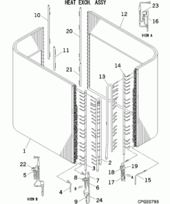 FDC615KXRE6/D HEAT EXCH. ASSY