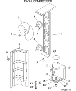 FDCA160HKXES4R FAN AND COMPRESSOR