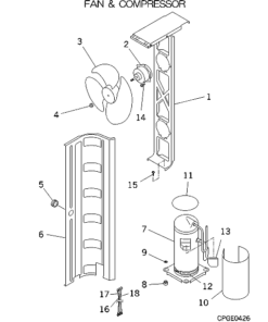 FDCA501HES FAN AND COMPRESSOR
