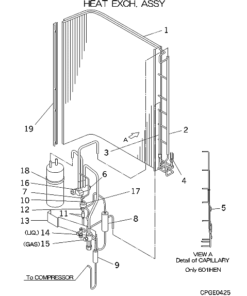 FDCA501HES HEAT EXCH. ASSY