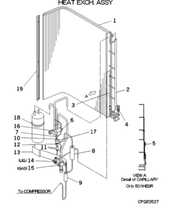 FDCA501HESR HEAT EXCH. ASSY