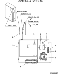 FDCA601HES CONTROL AND PARTS SET