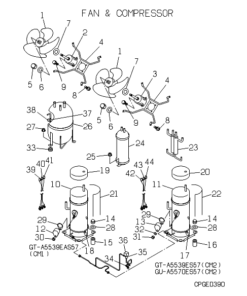 FDCJ224HKXE2DKB FAN AND COMPRESSOR