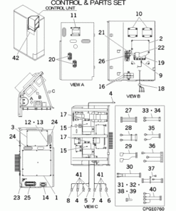 FDCR280KXE6/1 CONTROL AND PARTS SET