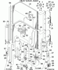 FDCR280KXE6/1 HEAT EXCH. ASSY