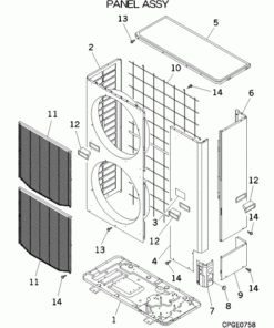FDCR280KXE6/1 PANEL ASSY