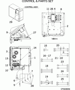 FDCS155KXEN6/A CONTROL AND PARTS SET