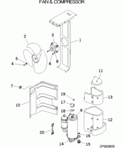FDCS155KXEN6/A FAN AND COMPRESSOR