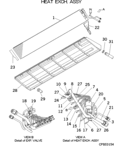 FDE140KXE6 HEAT EXCH. ASSY