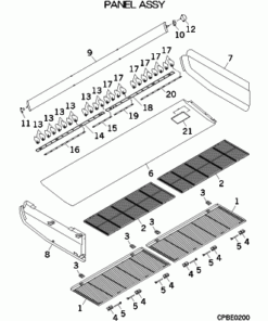 FDE140VG/1 PANEL ASSY