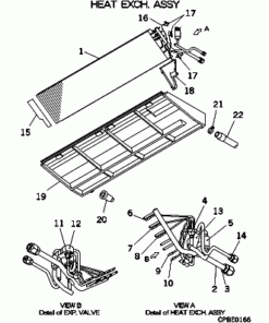 FDE36KXE6F/1 HEAT EXCH. ASSY