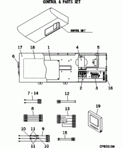 FDE45KXE6F/1 CONTROL AND PARTS SET