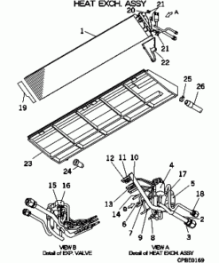 FDE45KXE6F/1 HEAT EXCH. ASSY