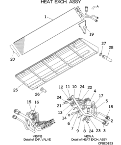 FDE71KXE6 HEAT EXCH. ASSY
