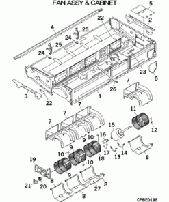 FDE71VG/1 FAN ASSY AND CABINET