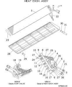 FDEA112KXE4A HEAT EXCH. ASSY