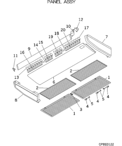 FDEA112KXE4A PANEL ASSY