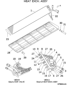 FDEA140KXE4 HEAT EXCH. ASSY