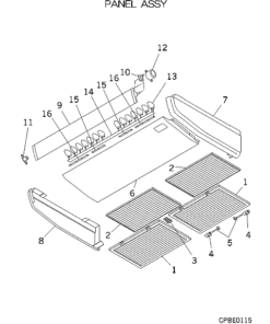 FDEA56KXE4 PANEL ASSY
