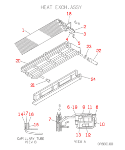 FDEJ71HKXE2B HEAT EXCH. ASSY