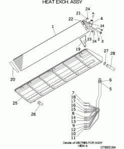 FDEN100V HEAT EXCH. ASSY