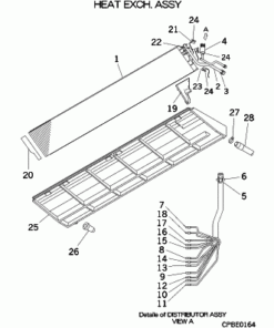 FDEN125V HEAT EXCH. ASSY