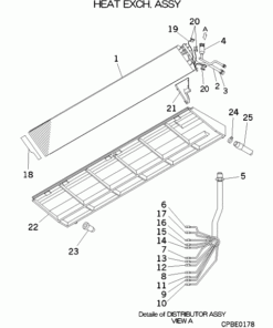 FDEN140VD/1 HEAT EXCH. ASSY