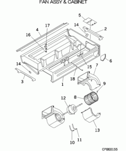 FDEN40V FAN ASSY AND CABINET