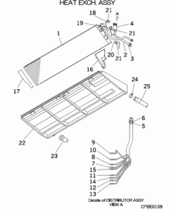 FDEN40V HEAT EXCH. ASSY