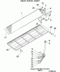 FDEN71V HEAT EXCH. ASSY