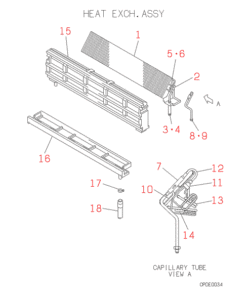 FDFL308 HEAT EXCH. ASSY