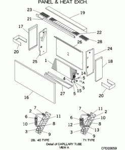 FDFL71KXE6 PANEL AND HEAT EXCH.