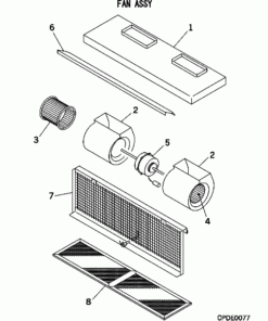 FDFU71KXE6F/1 FAN ASSY