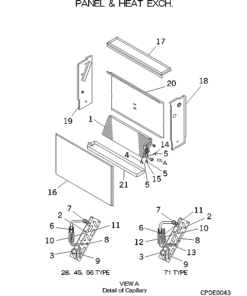 FDFUA45KXE4 PANEL AND HEAT EXCH.