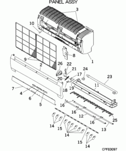 FDK22KXE6F/1 PANEL ASSY