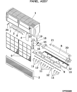 FDKA36KXE4 PANEL ASSY