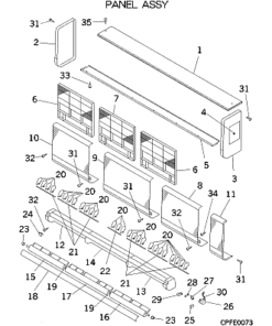 FDKA71KXE4 PANEL ASSY