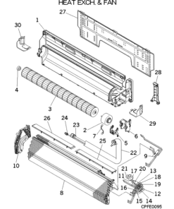 FDKA71KXE5R HEAT EXCH. AND FAN