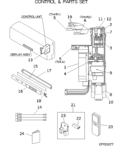 FDKNA151 CONTROL AND PARTS SET