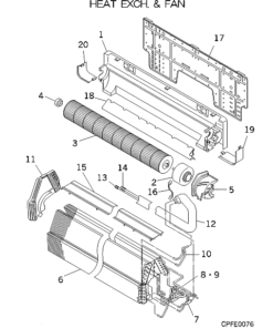 FDKNA251 HEAT EXCH. AND FAN