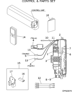 FDKNA301 CONTROL AND PARTS SET
