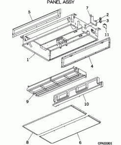 FDQSA45KXE5R PANEL ASSY