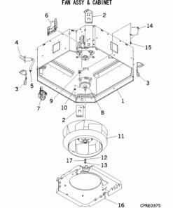 FDT112KXE6F/1 FAN ASSY AND CABINET