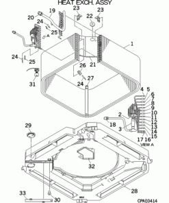 FDT125VG/1 HEAT EXCH. ASSY